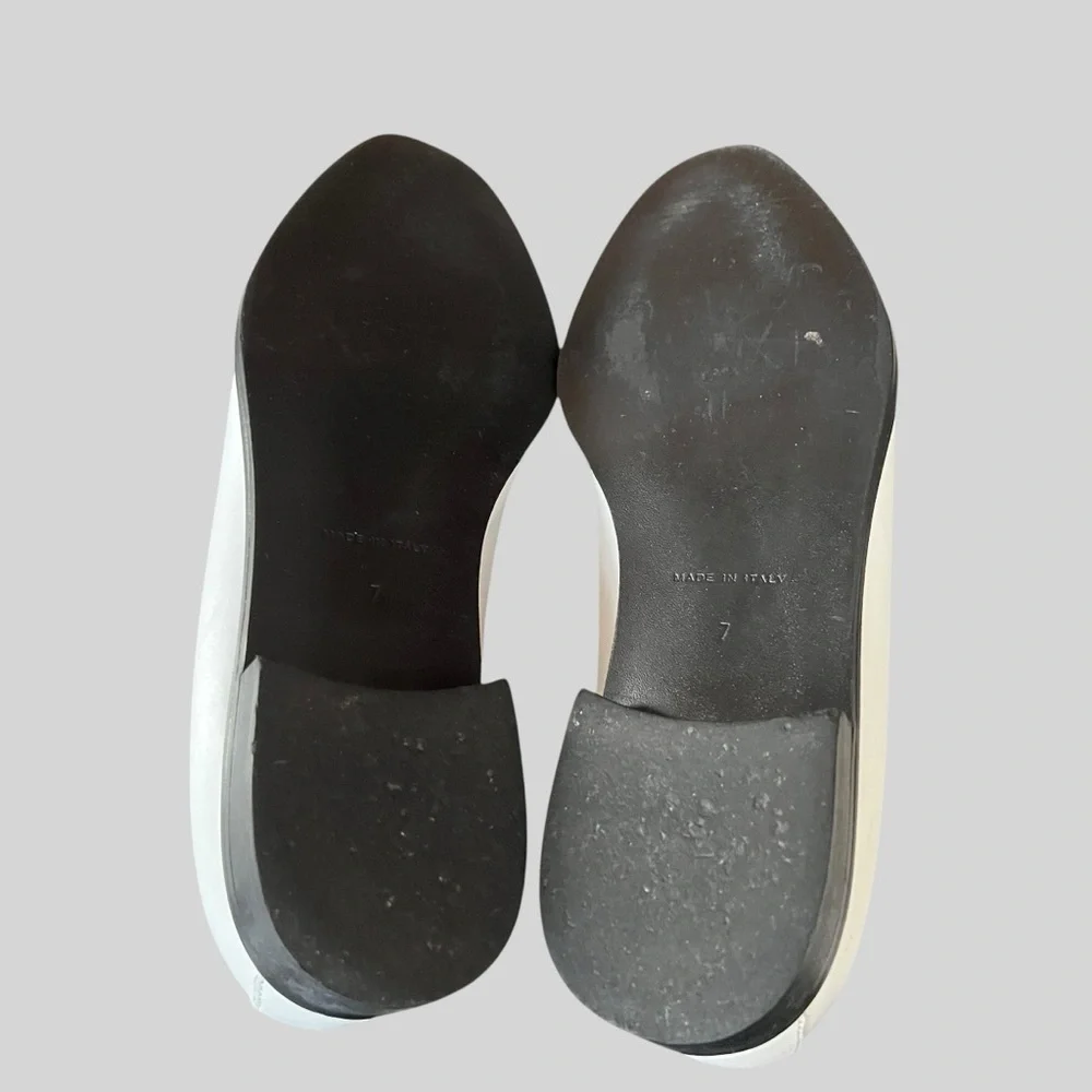 Everlane Women's White and Black Loafers - Picture 7 of 9